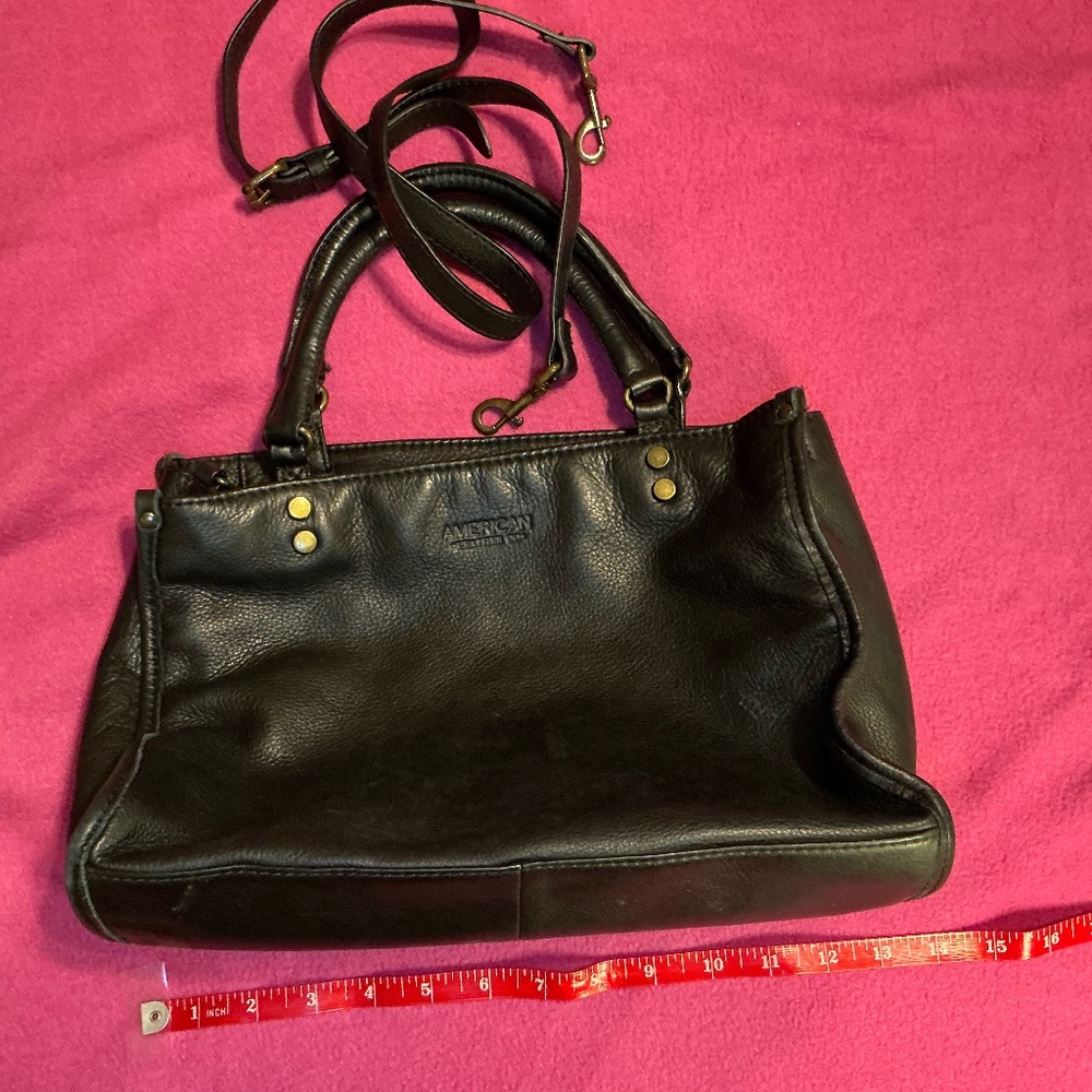 American Leather Medium Sized Purse